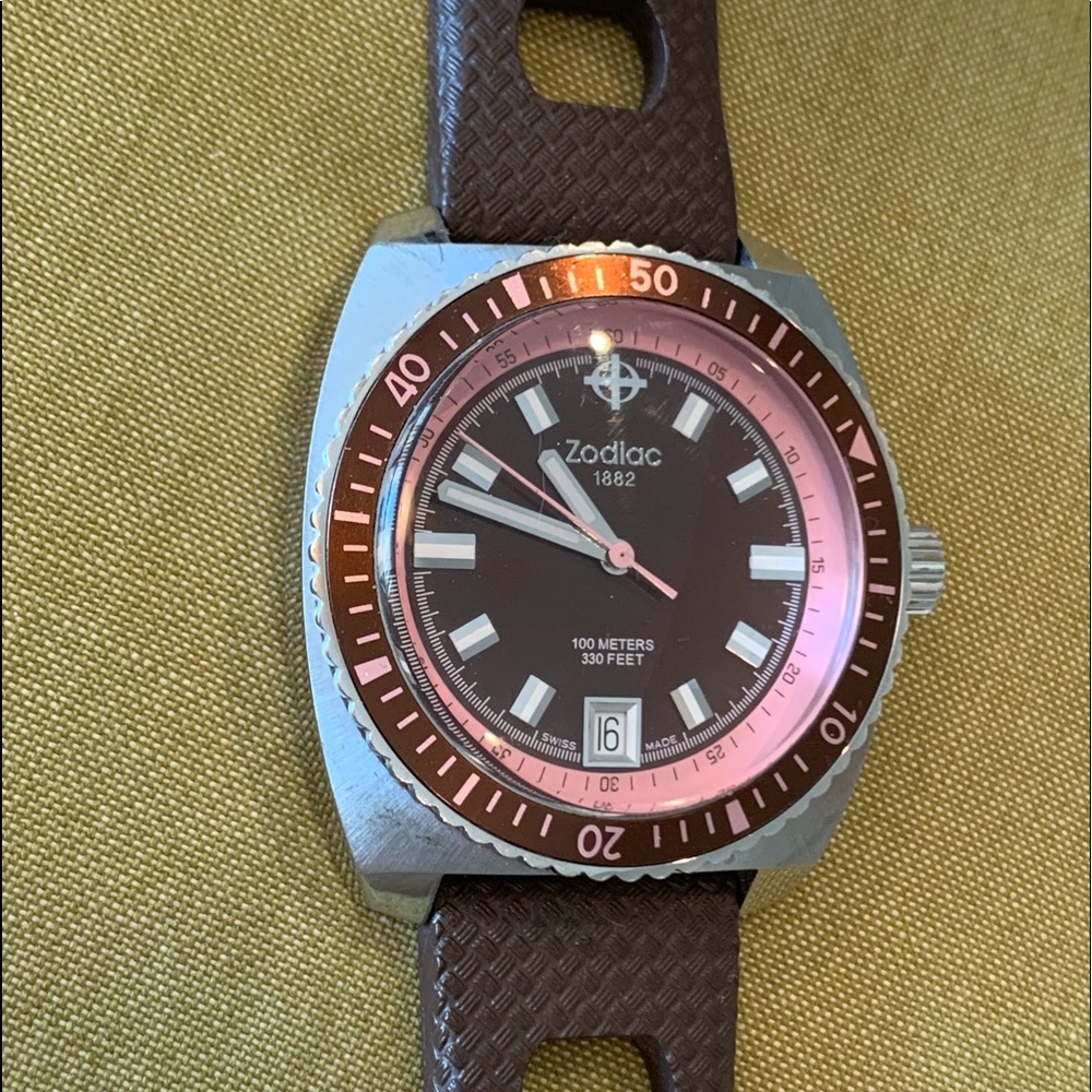 Zodiac Seadragon ZO2268 Brown / Pink Watch